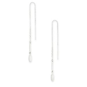 Kendra Scott Silver Fern Threader Earring